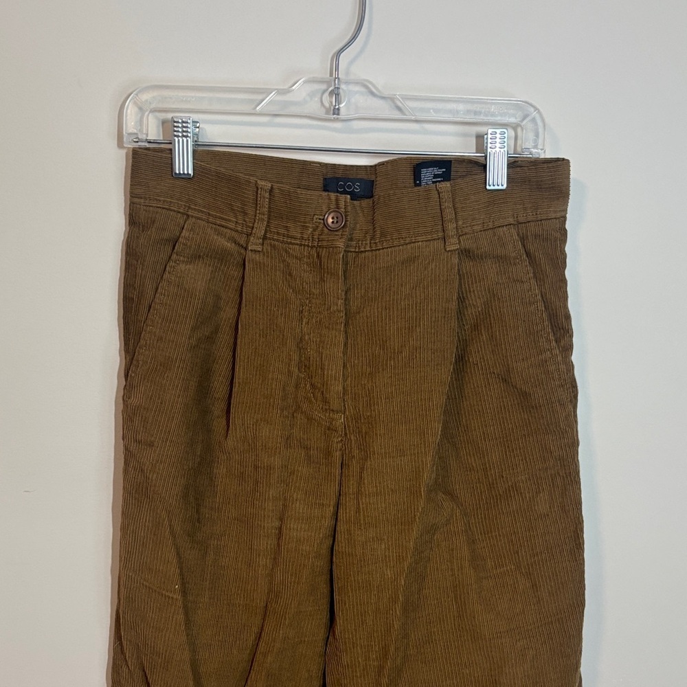 COS women’s size 4  Tan Corduroy Trousers